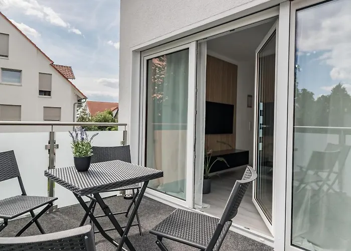 Appartement Moderne Mit Balkon - Nahe Kurpark & Messezentrum